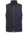 BK528 4370 Brook Taverner Tampa Quilted Gilet Navy colour image